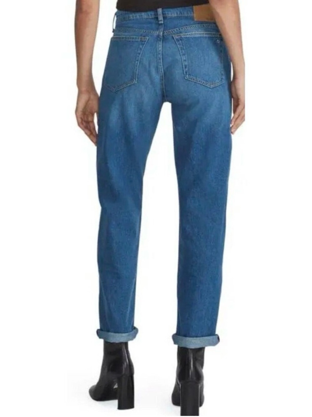 RAG & BONE Dre Low Rise Slim Boyfriend Denim Blue Jeans Size 26 - Picture 3 of 12